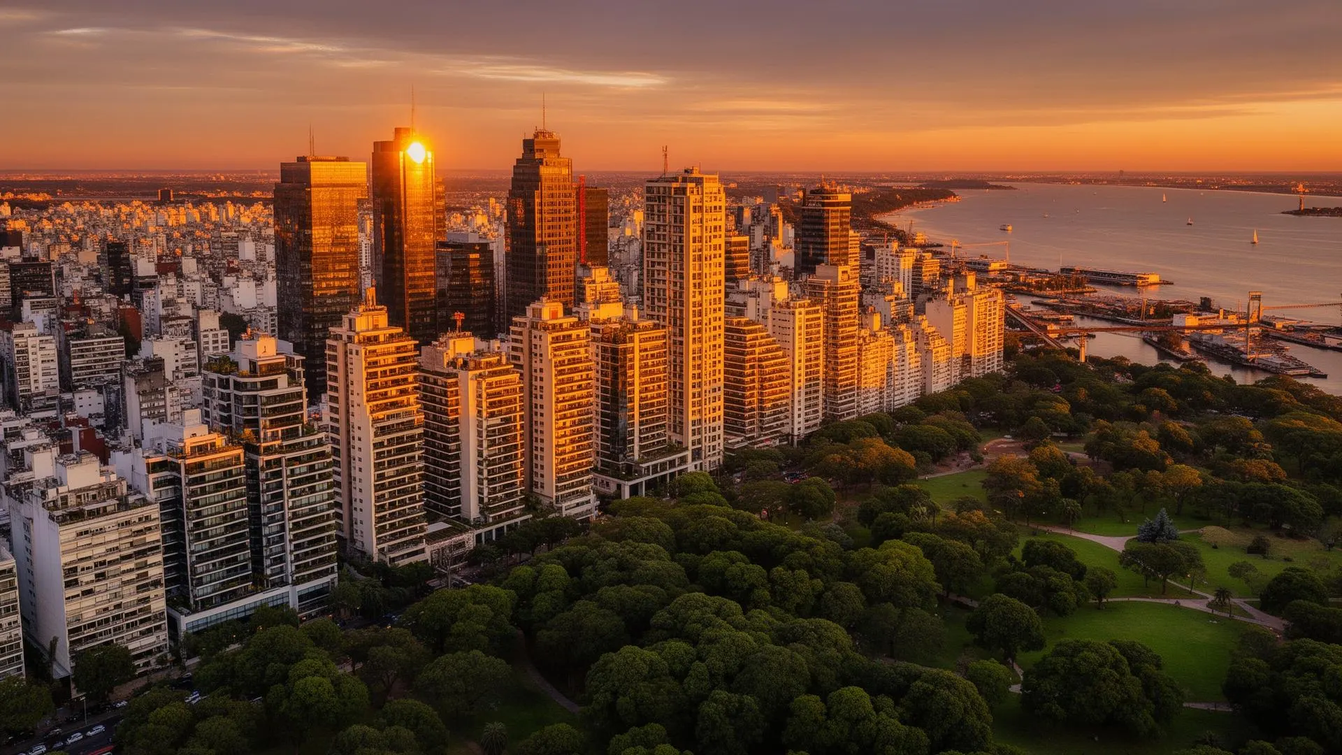 Buenos Aires al atardecer