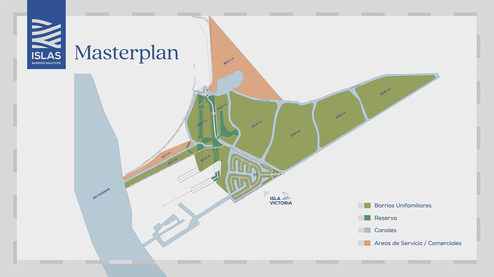 Masterplan general de Islas Barrios Náuticos