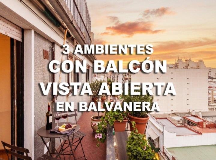 Departamento en Venta 3 Ambientes con Balcón en Balvanera